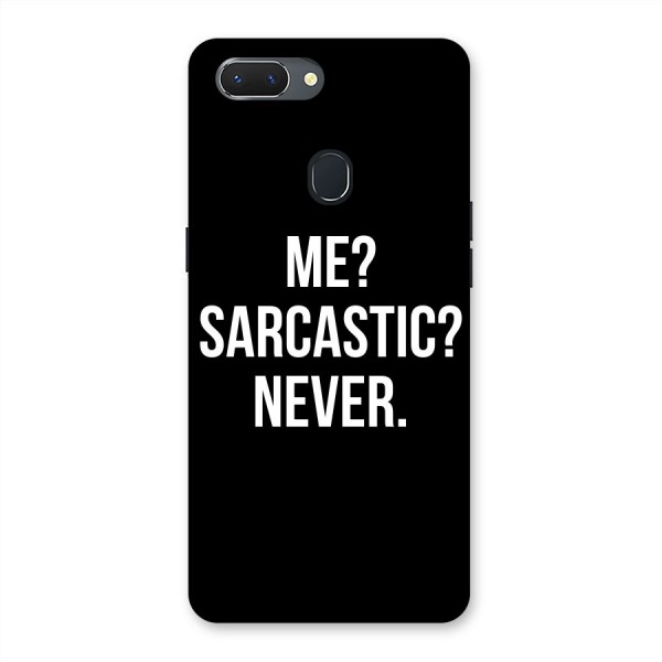 Sarcastic Quote Back Case for Oppo Realme 2