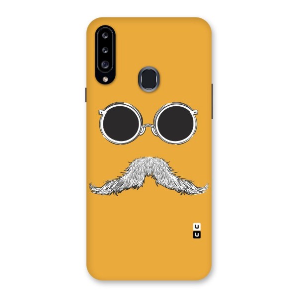 Sassy Mustache Back Case for Samsung Galaxy A20s