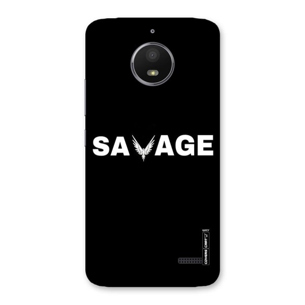 Savage Back Case for Moto E4
