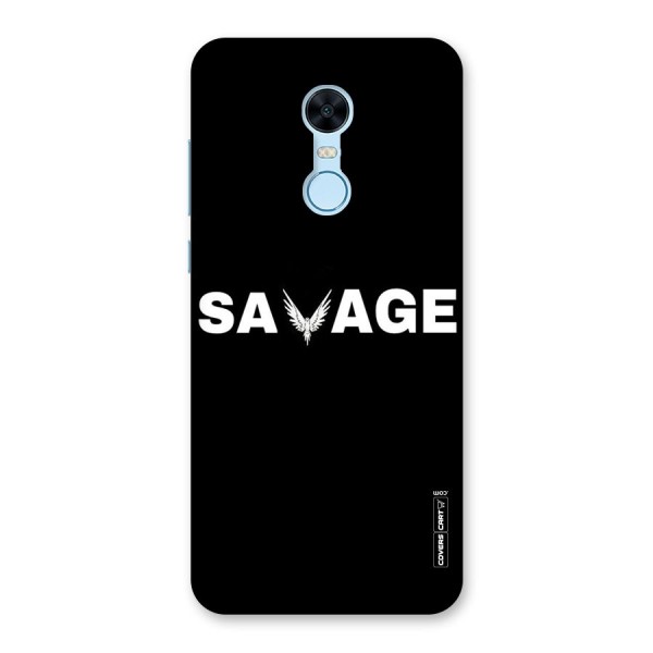 Savage Back Case for Redmi Note 5