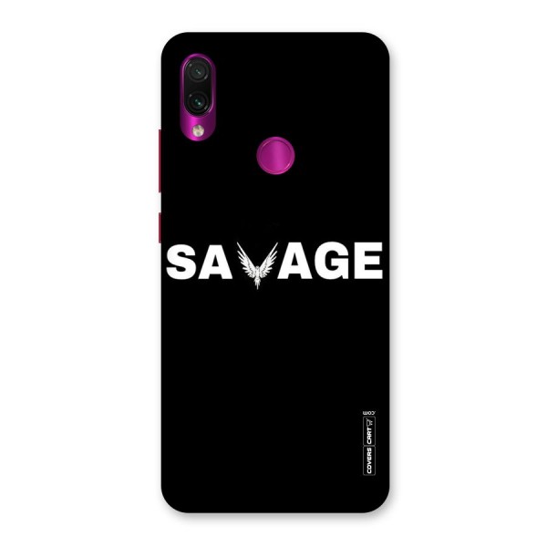 Savage Back Case for Redmi Note 7 Pro