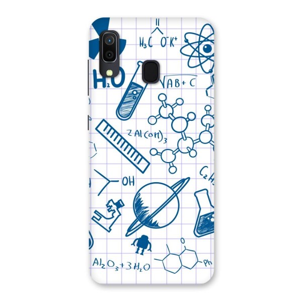 Science Notebook Back Case for Galaxy A30
