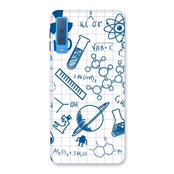 Science Notebook Back Case for Galaxy A7 (2018)