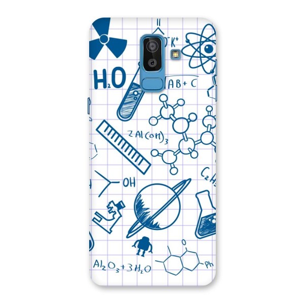 Science Notebook Back Case for Galaxy J8