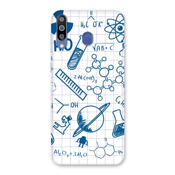 Science Notebook Back Case for Galaxy M30