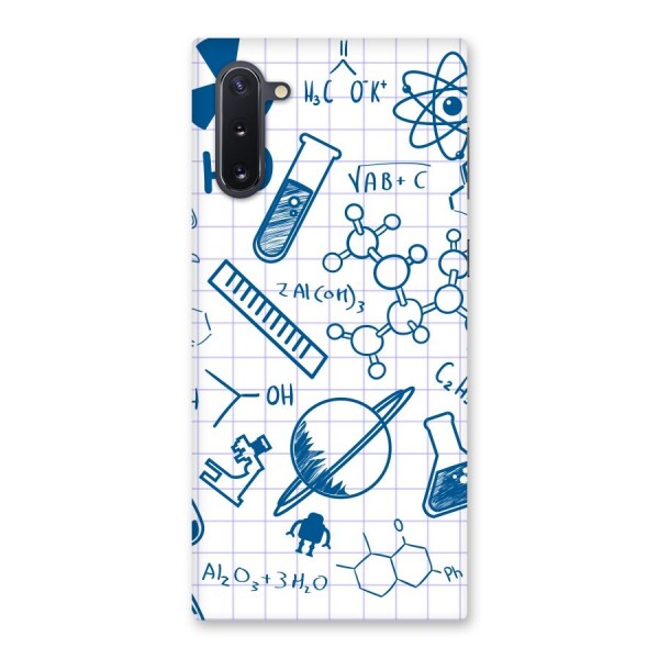 Science Notebook Back Case for Galaxy Note 10