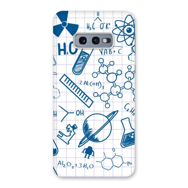 Science Notebook Back Case for Galaxy S10e