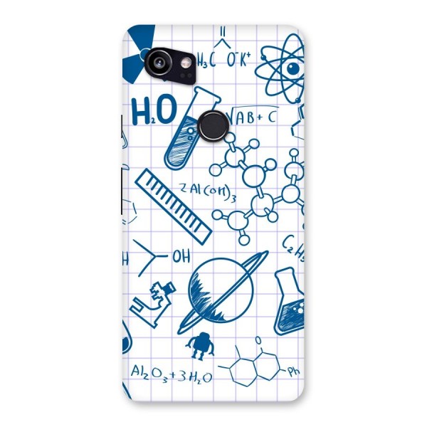 Science Notebook Back Case for Google Pixel 2 XL