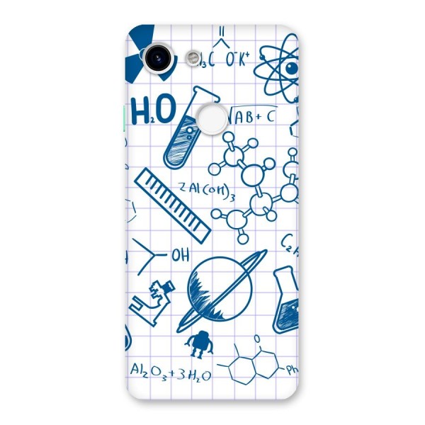 Science Notebook Back Case for Google Pixel 3