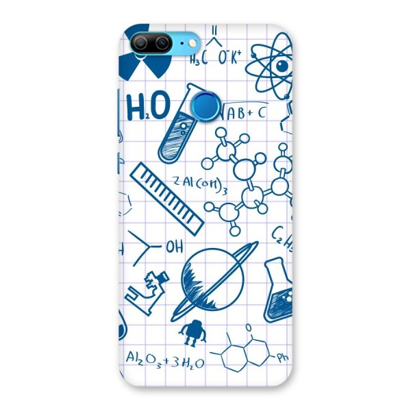 Science Notebook Back Case for Honor 9 Lite
