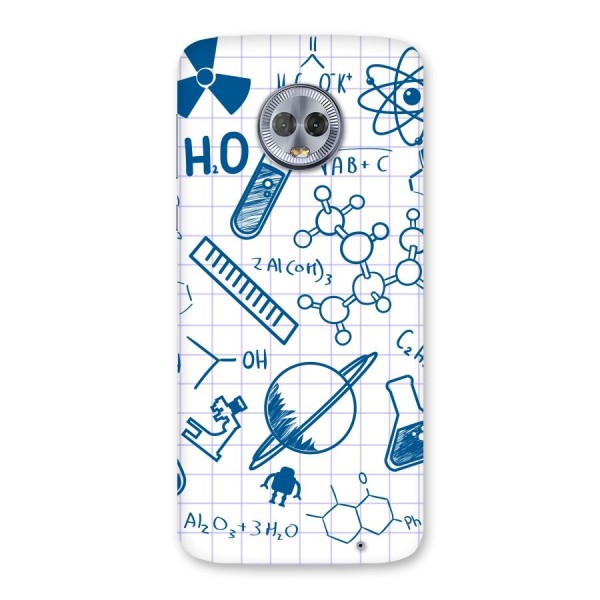 Science Notebook Back Case for Moto G6 Plus