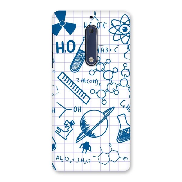 Science Notebook Back Case for Nokia 5