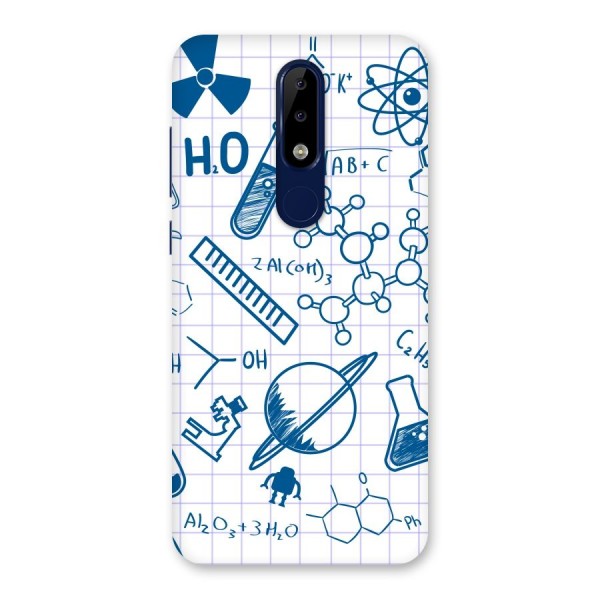 Science Notebook Back Case for Nokia 5.1 Plus