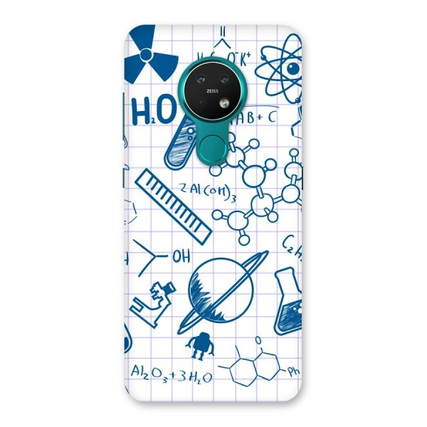 Science Notebook Back Case for Nokia 7.2