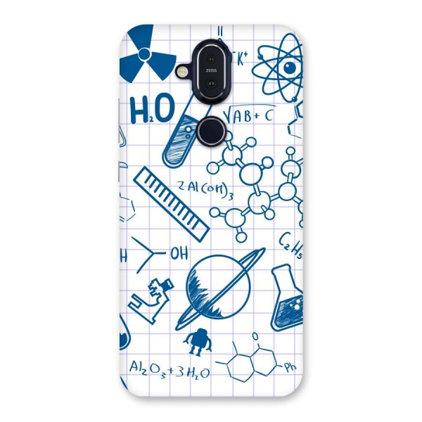 Science Notebook Back Case for Nokia 8.1
