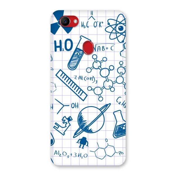Science Notebook Back Case for Oppo F7