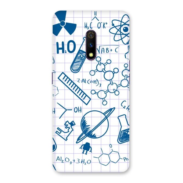 Science Notebook Back Case for Realme X