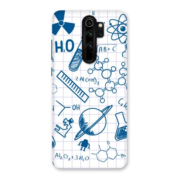 Science Notebook Back Case for Redmi Note 8 Pro