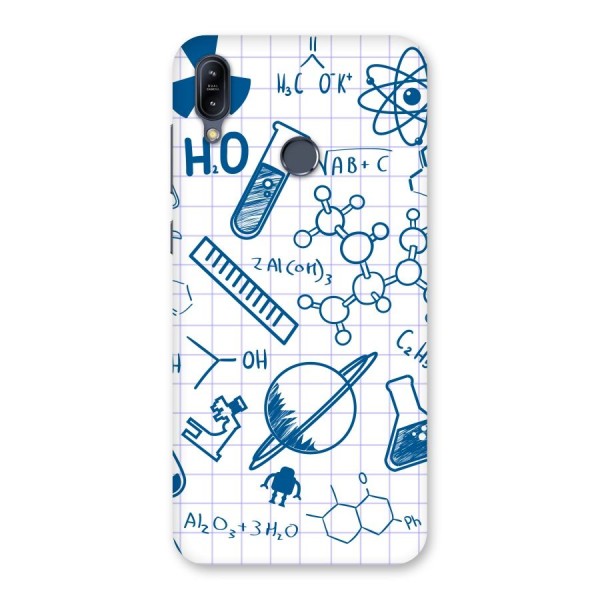 Science Notebook Back Case for Zenfone Max M2