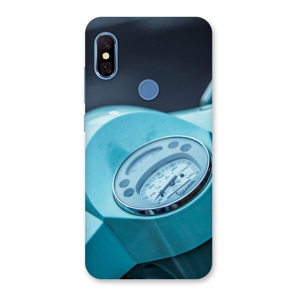 Scooter Meter Back Case for Redmi Note 6 Pro