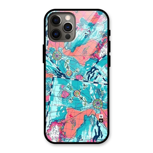 Sea Adventure Glass Back Case for iPhone 12 Pro
