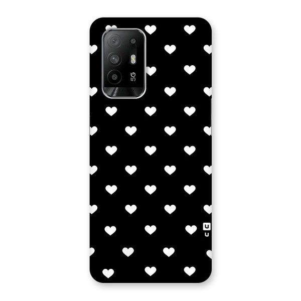Seamless Hearts Pattern Back Case for Oppo F19 Pro Plus 5G