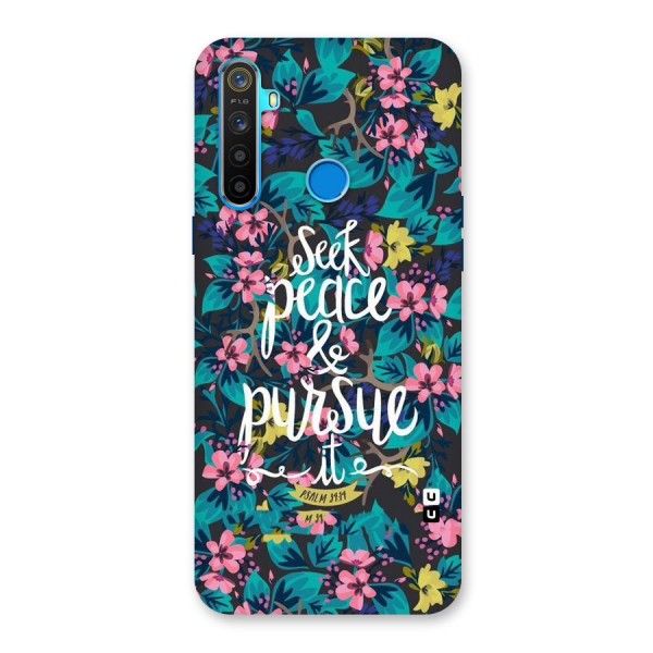 Seek Peace Back Case for Realme 5