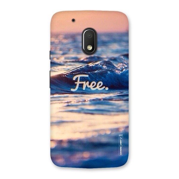 Set Yourself Free Back Case for Moto G4 Play