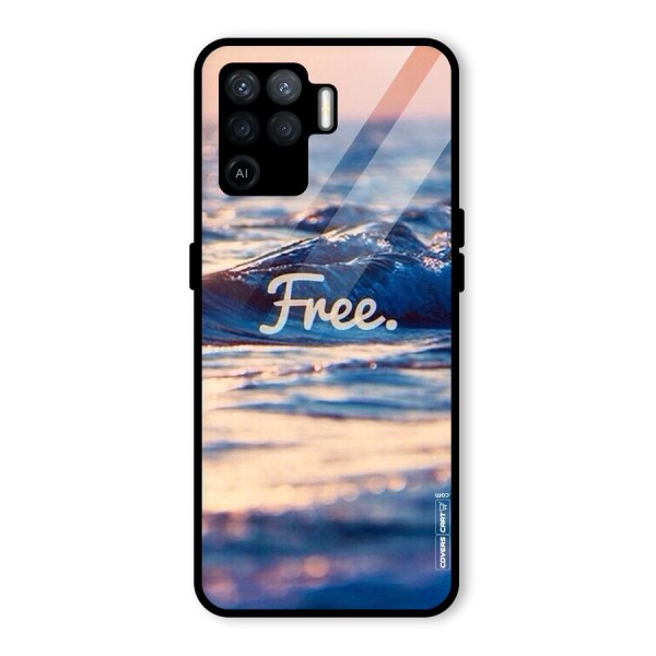 Set Yourself Free Glass Back Case for Oppo F19 Pro