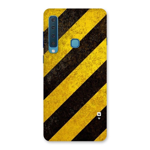 Shaded Yellow Stripes Back Case for Galaxy A9 (2018)