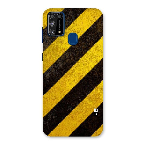 Shaded Yellow Stripes Back Case for Galaxy M31