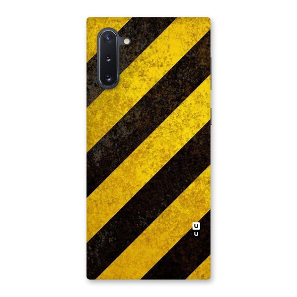 Shaded Yellow Stripes Back Case for Galaxy Note 10