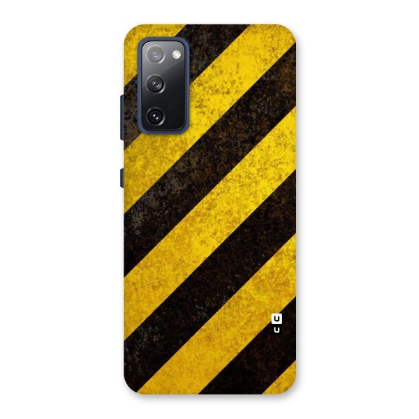 Shaded Yellow Stripes Back Case for Galaxy S20 FE