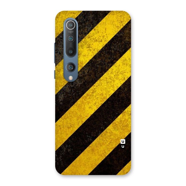 Shaded Yellow Stripes Back Case for Mi 10