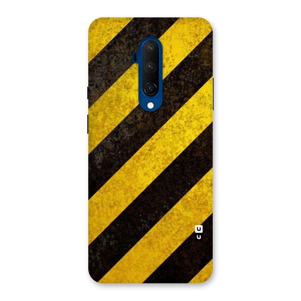 Shaded Yellow Stripes Back Case for OnePlus 7T Pro