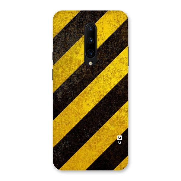 Shaded Yellow Stripes Back Case for OnePlus 7 Pro