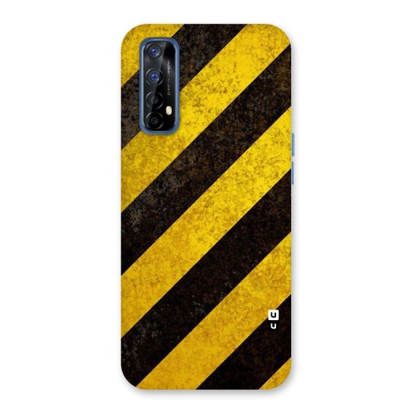 Shaded Yellow Stripes Back Case for Realme 7