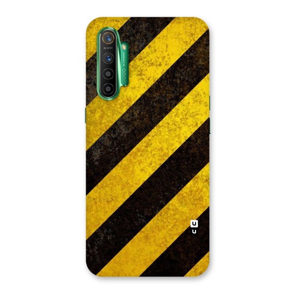 Shaded Yellow Stripes Back Case for Realme X2