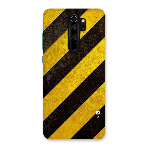 Shaded Yellow Stripes Back Case for Redmi Note 8 Pro