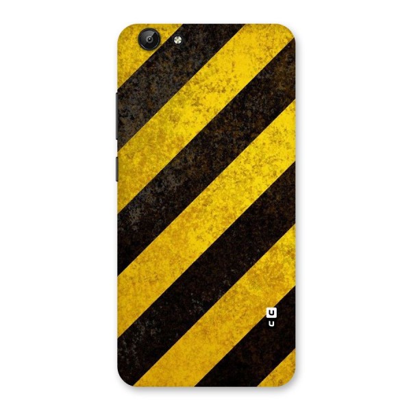 Shaded Yellow Stripes Back Case for Vivo Y69