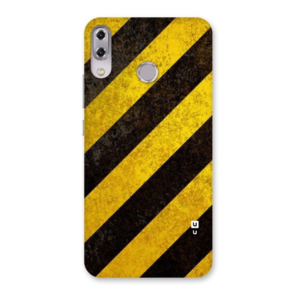 Shaded Yellow Stripes Back Case for Zenfone 5Z
