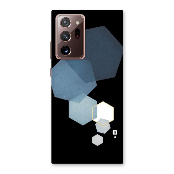 Shades Of Blue Shapes Back Case for Galaxy Note 20 Ultra