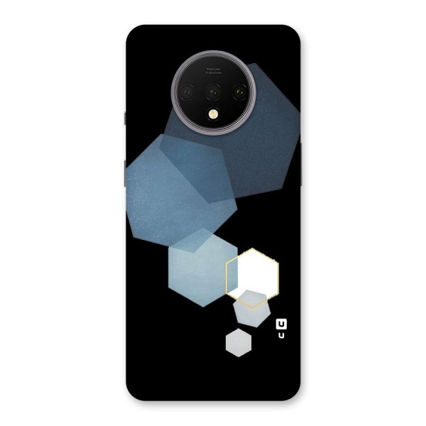 Shades Of Blue Shapes Back Case for OnePlus 7T