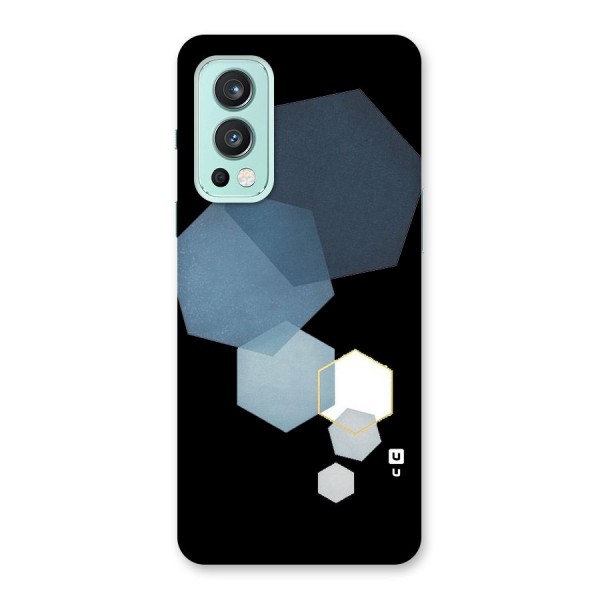 Shades Of Blue Shapes Back Case for OnePlus Nord 2 5G