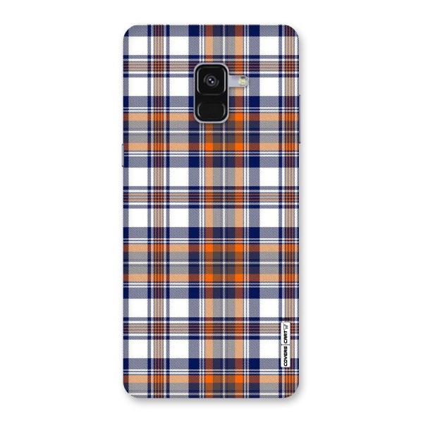 Shades Of Check Back Case for Galaxy A8 Plus