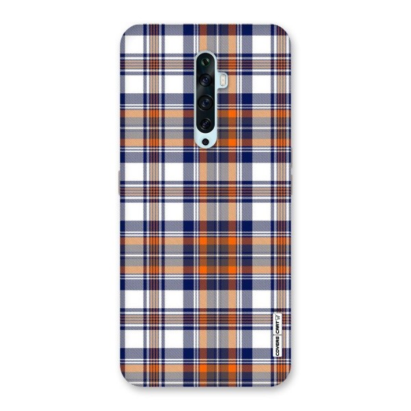 Shades Of Check Back Case for Oppo Reno2 F