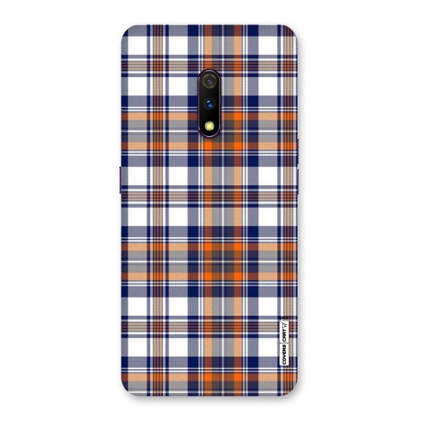 Shades Of Check Back Case for Realme X