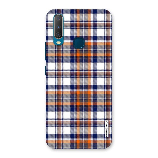Shades Of Check Back Case for Vivo Y17