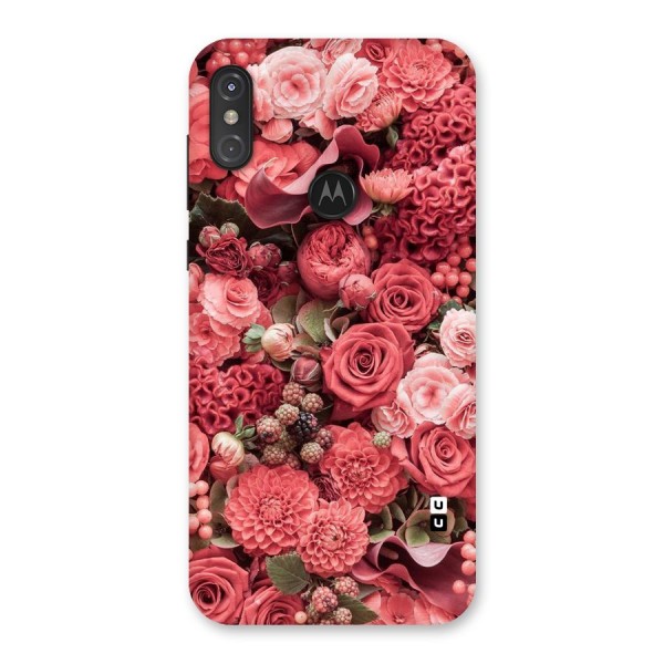 Shades Of Peach Back Case for Motorola One Power