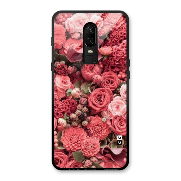 Shades Of Peach Glass Back Case for OnePlus 6